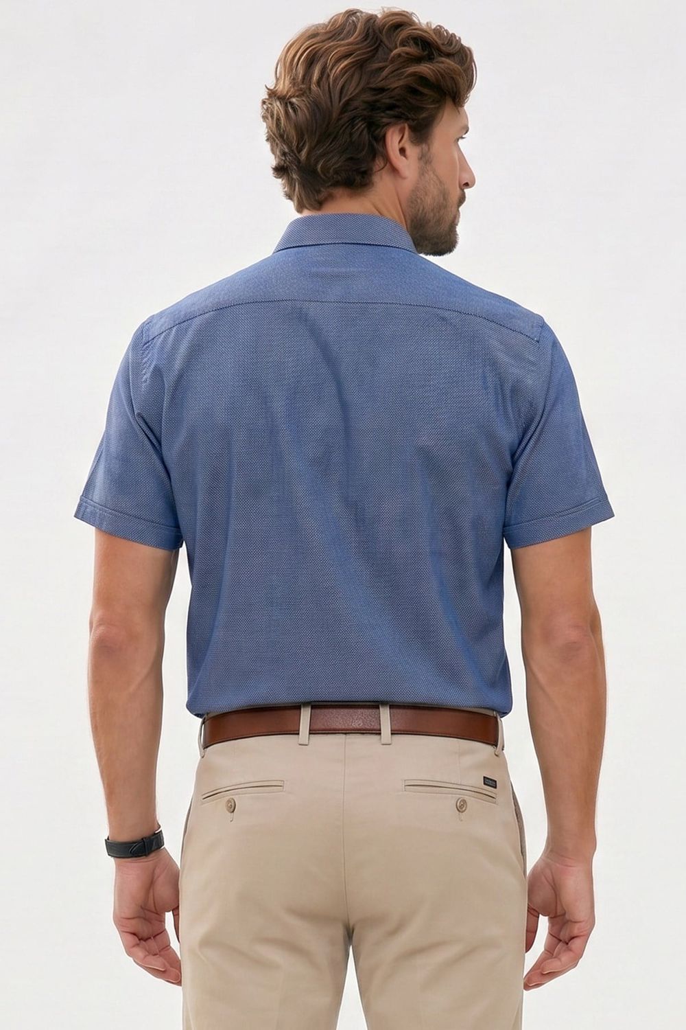 CLASSIC FIT SHORT SLV TEXTURE 25/26 GÖMLEK