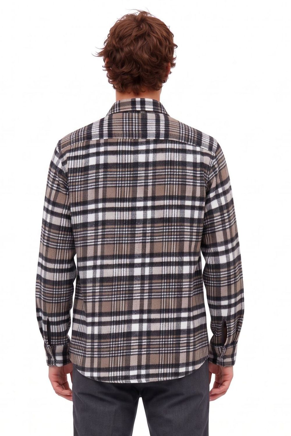 CLASSIC FIT LONG SLV CHECK WINTER CASE GÖMLEK