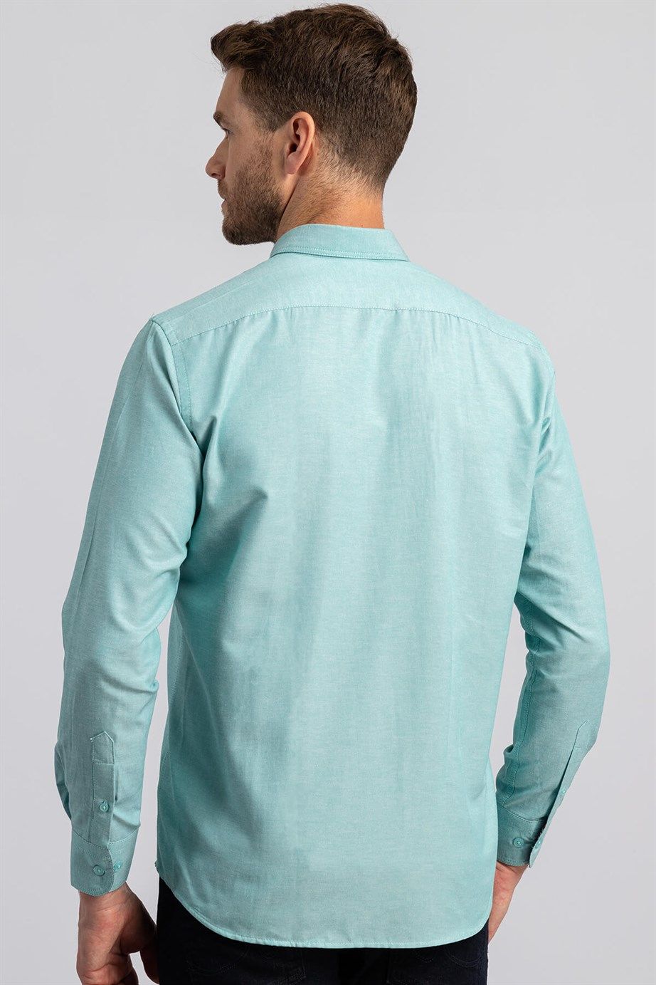 Klasik Fit Rahat Kesim Poplin Oxford Erkek Gömlek