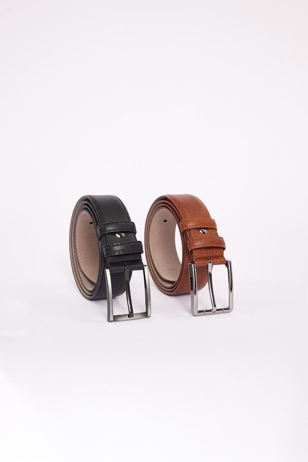 BELT ARTIFICIAL LEATHER TWO PIECES
