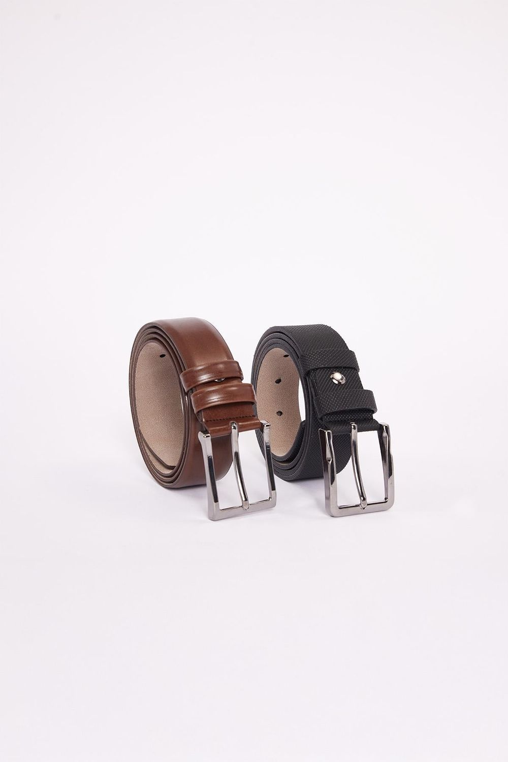 BELT ARTIFICIAL LEATHER TWO PIECES