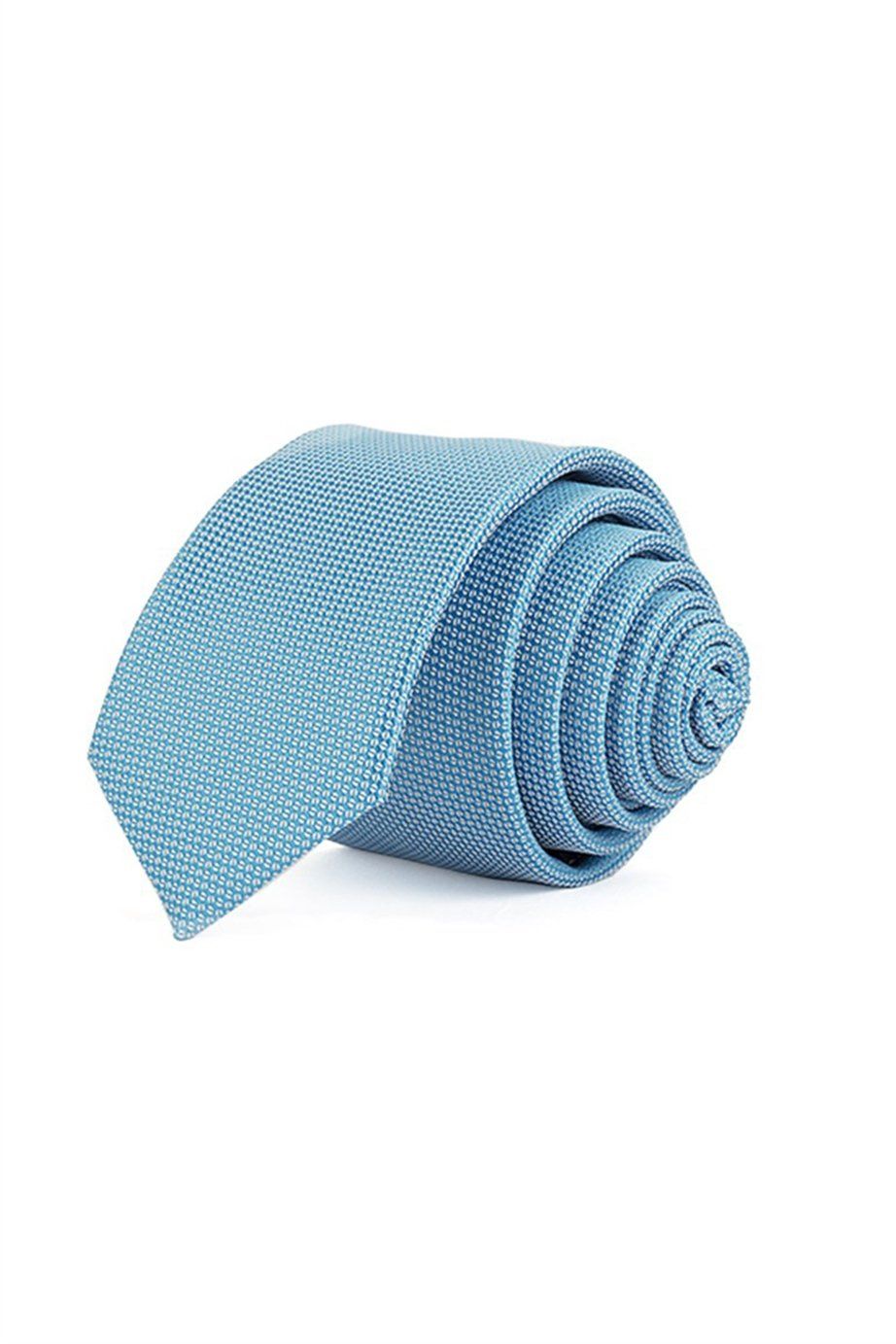 İnce Kendinden Desenli Erkek Kravat
