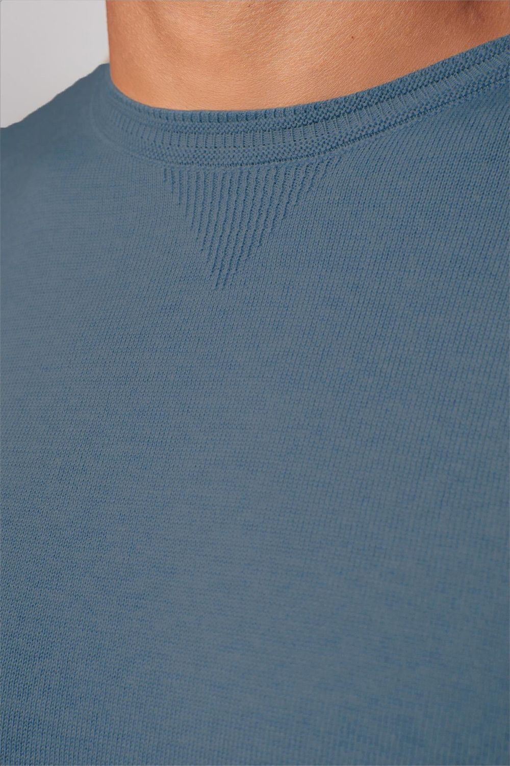Slim Fit Bisiklet Yaka Erkek Kazak