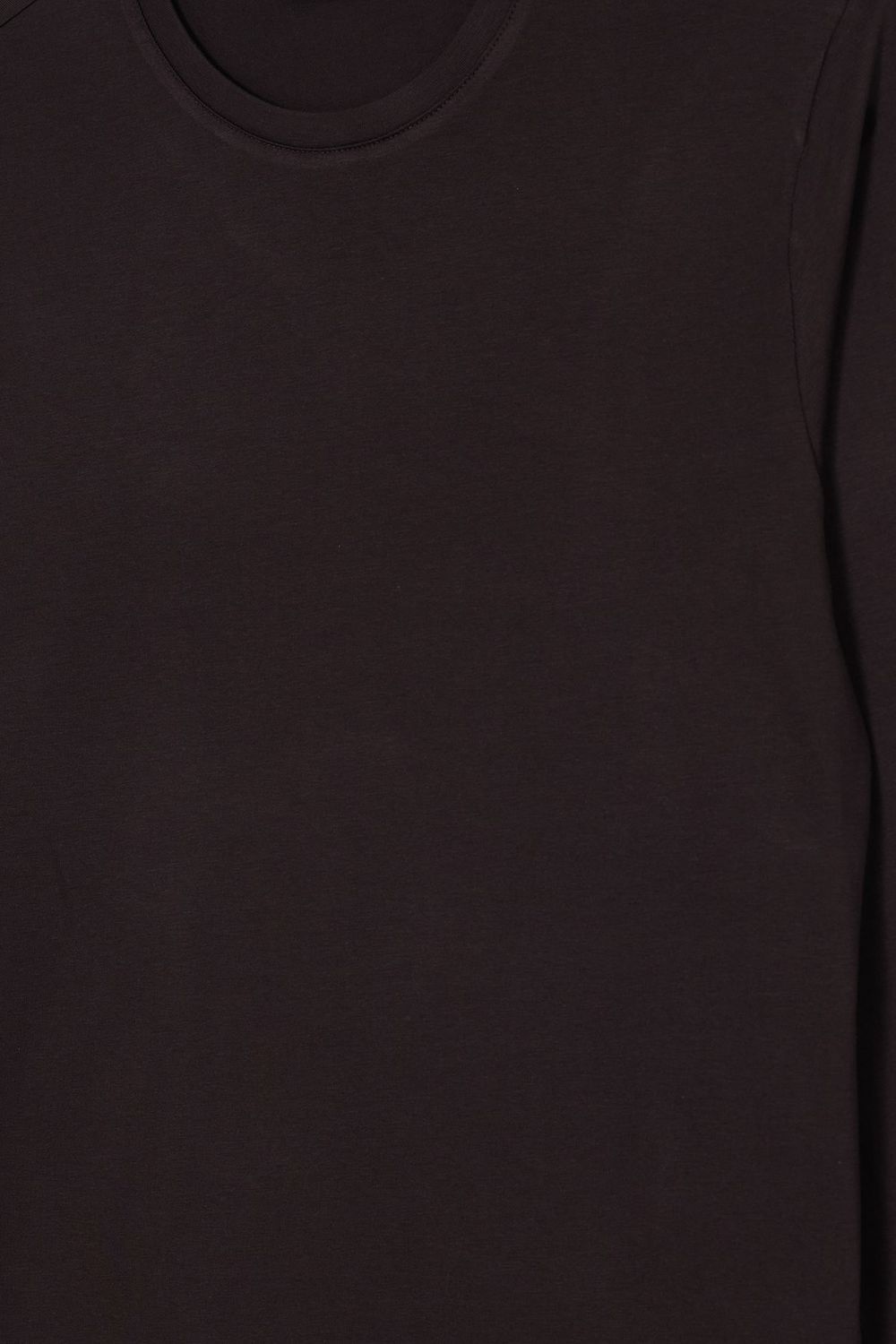 SLIM FIT LONG SLV  CREW NECK PLAIN LYC  T-SHIRT