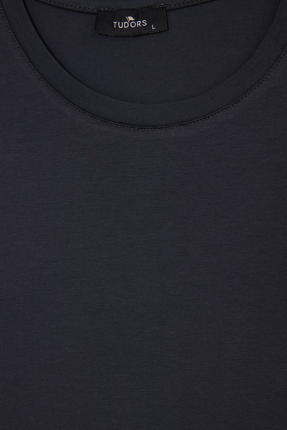 SLIM FIT LONG SLV  CREW NECK PLAIN LYC  T-SHIRT
