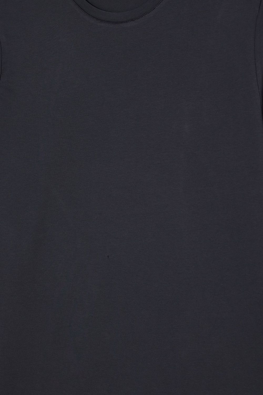 SLIM FIT LONG SLV  CREW NECK PLAIN LYC  T-SHIRT