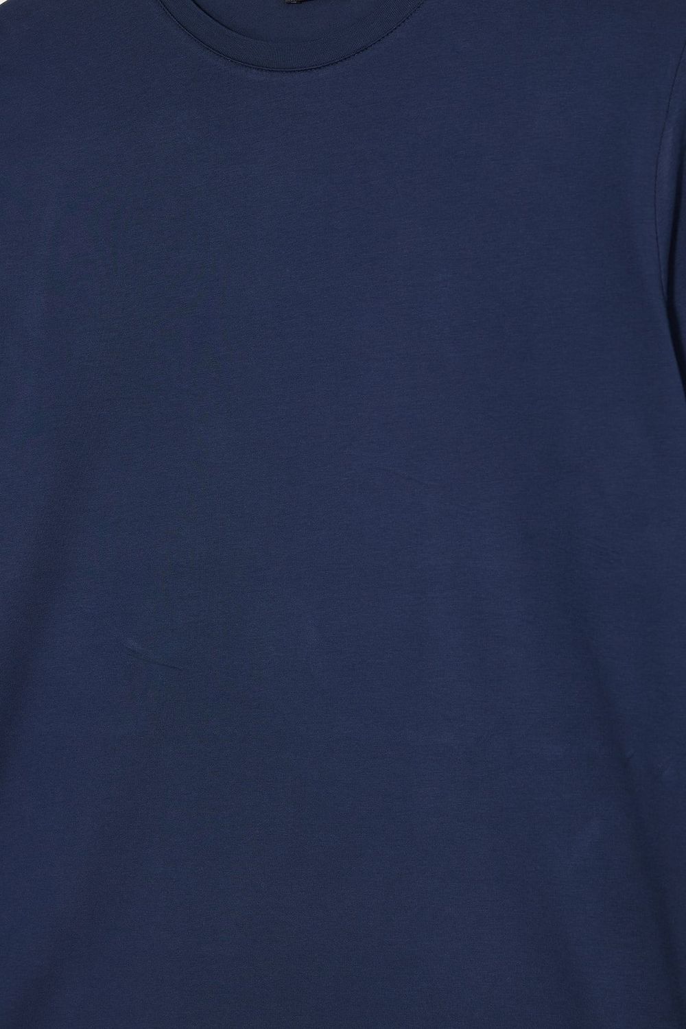 SLIM FIT LONG SLV  CREW NECK PLAIN LYC  T-SHIRT