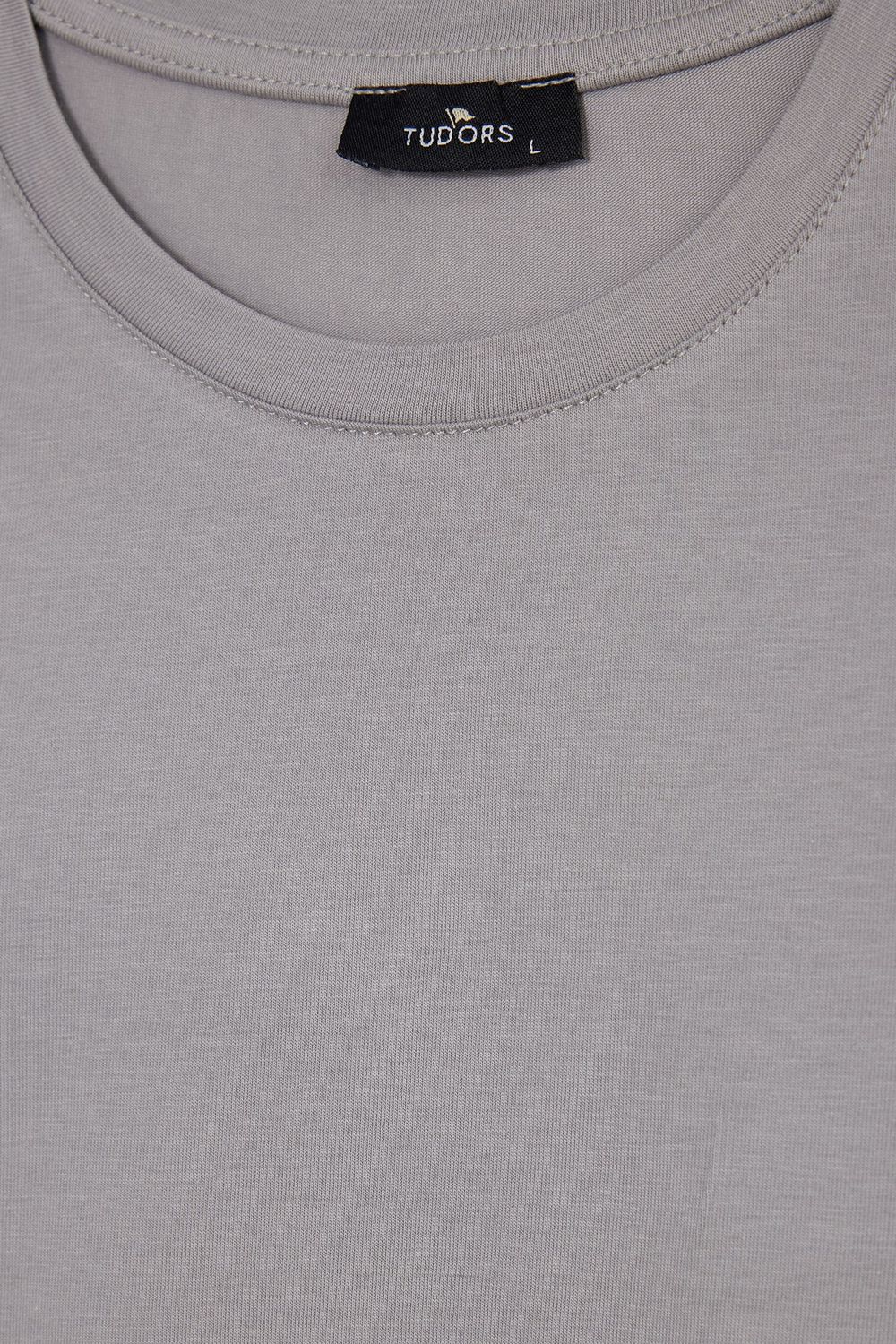 SLIM FIT LONG SLV  CREW NECK PLAIN LYC  T-SHIRT