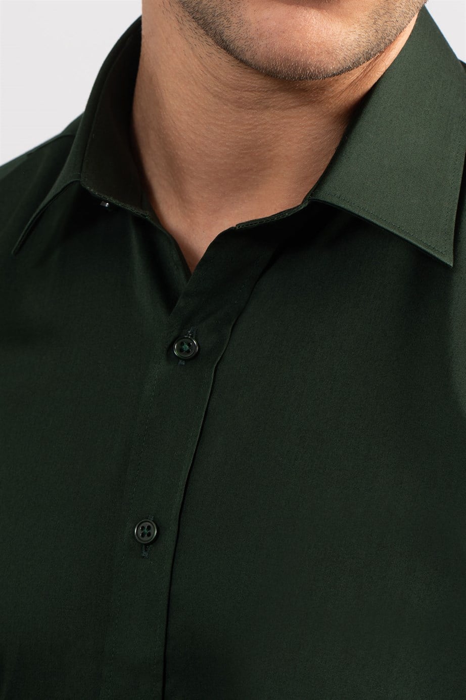 Modern Slim Fit Koton Saten Premium Seri Erkek Gömlek