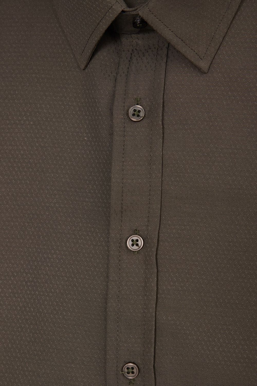 Modern Slim Fit Pamuklu Kolay Ütü Armürlü Erkek Gömlek