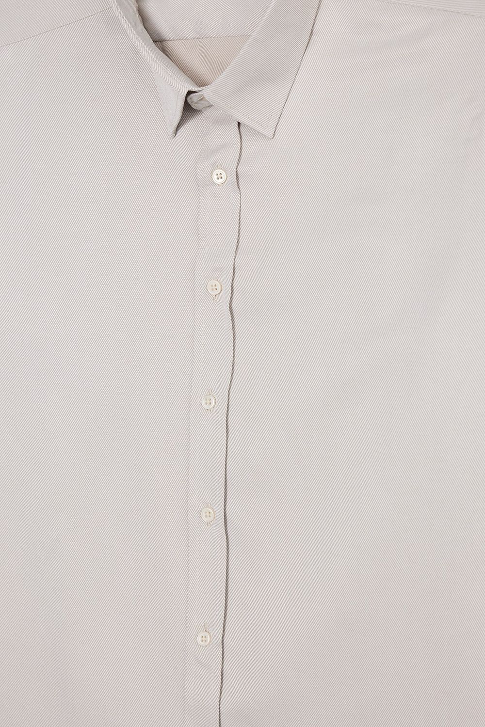 Modern Slim Fit Pamuklu Kolay Ütü Armürlü Erkek Gömlek