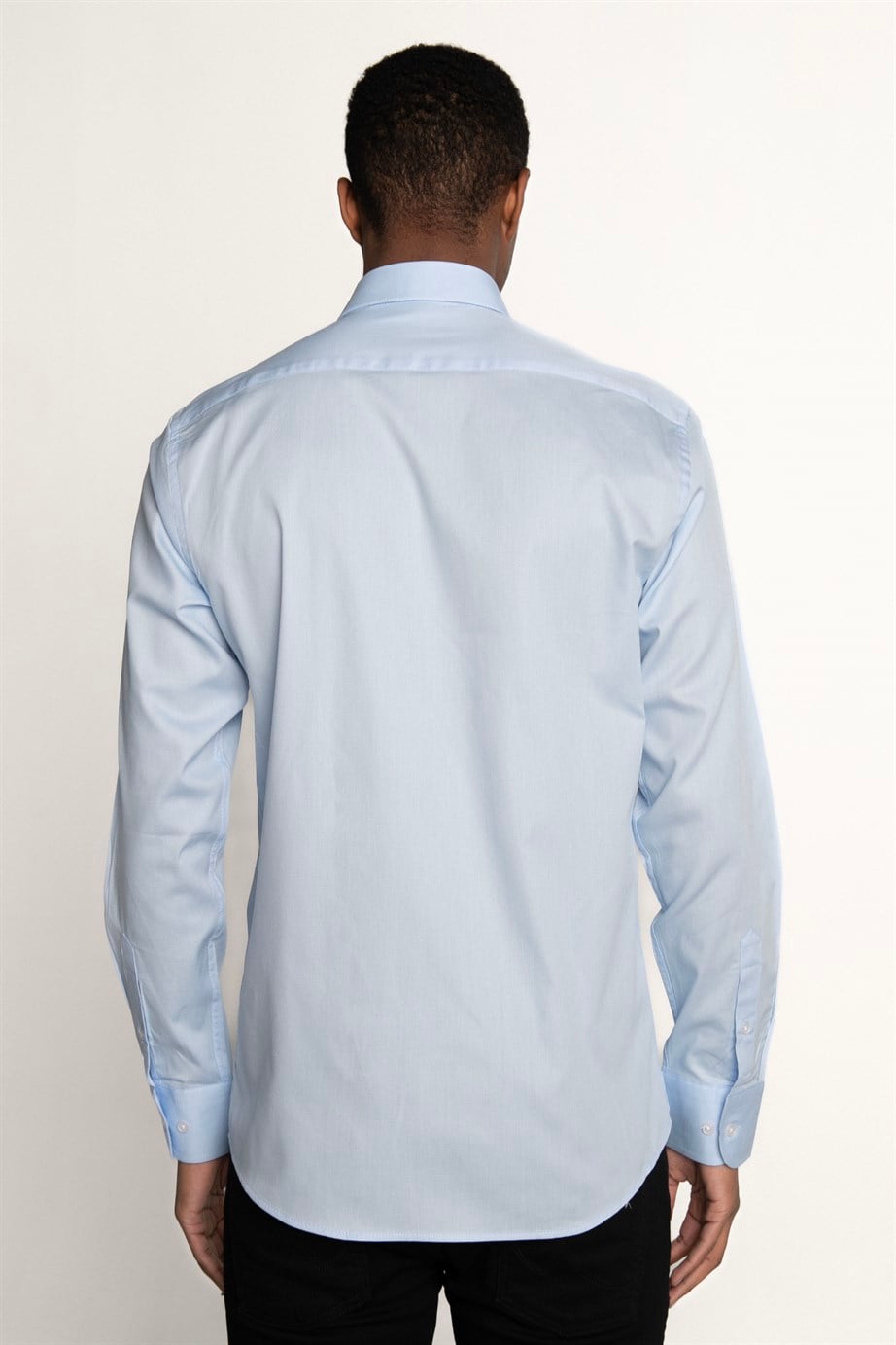 Modern Fit %100 Pamuk Armürlü Premium Erkek Gömlek