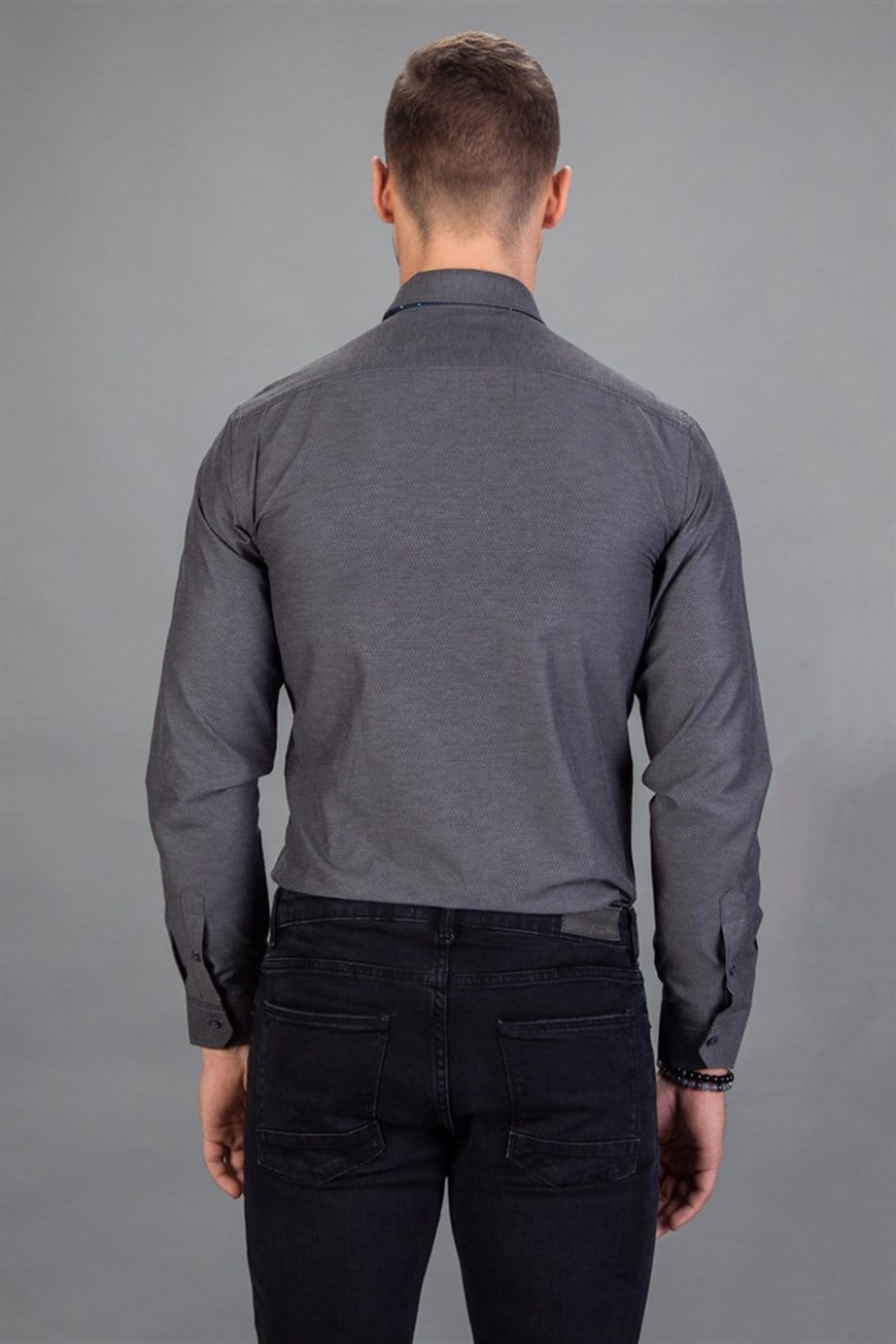 MODERN FIT LONG SLV TEXTURE 70/2   GÖMLEK SLIM FIT FORMAL - TEXTURE