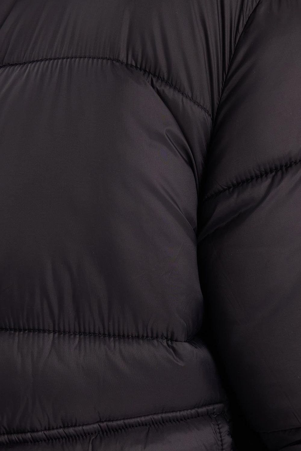 Erkek Regular Fit Klasik Kesim Çift Cepli Lastikli Dik Yaka Siyah Mont