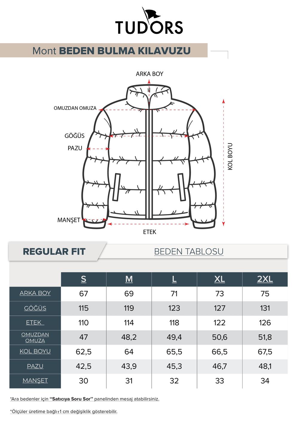 Erkek Regular Fit Klasik Kesim Kaz Tüyü Çift Cepli Fermuarlı Siyah Mont