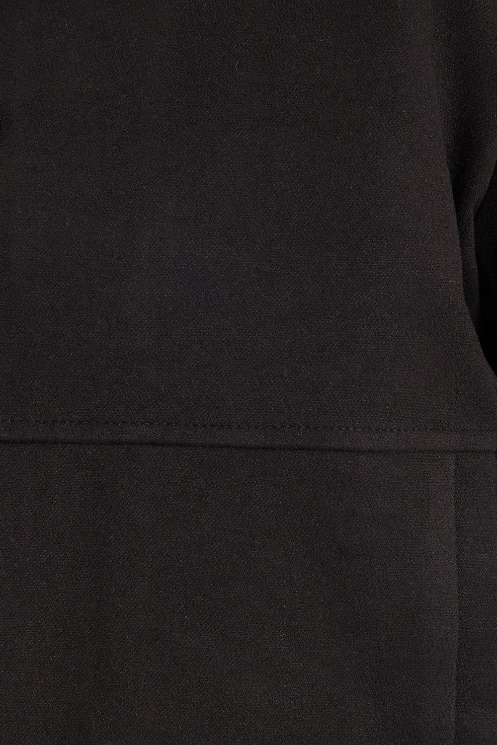 Erkek Slim Fit Dar Kesim Çift Cepli Çıtçıt Kapamalı Siyah Mont