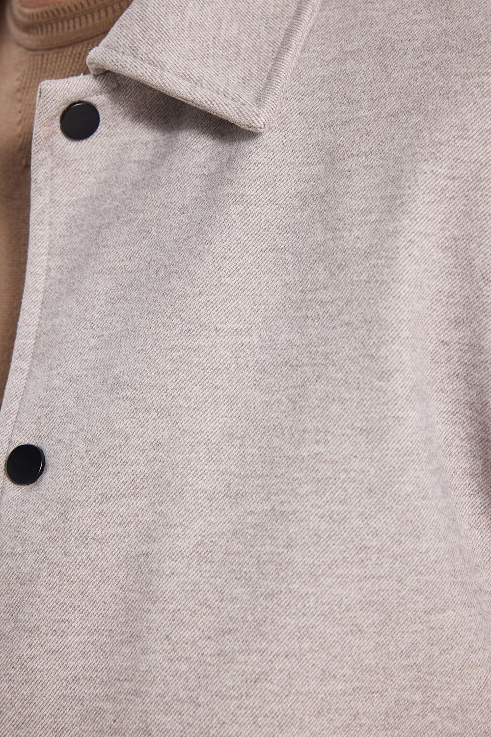 Erkek Slim Fit Dar Kesim Çift Cepli Çıtçıt Kapamalı Taş Mont