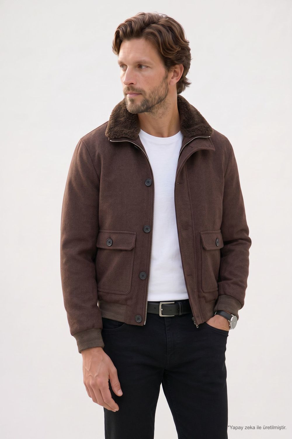 COAT WOLF  MONT