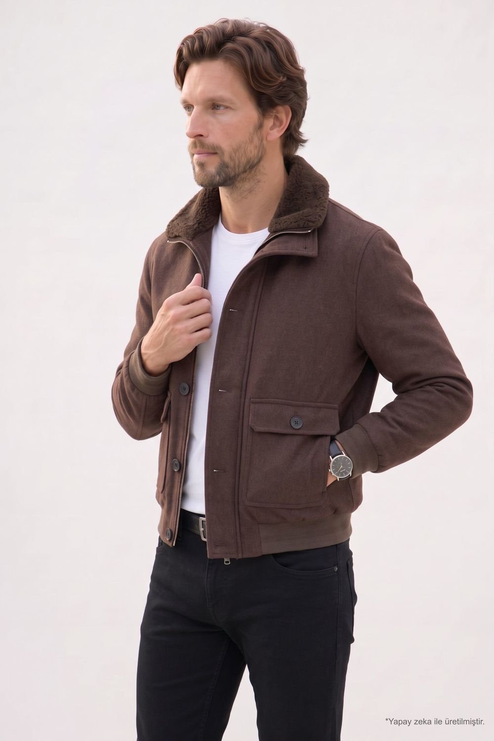 COAT WOLF  MONT