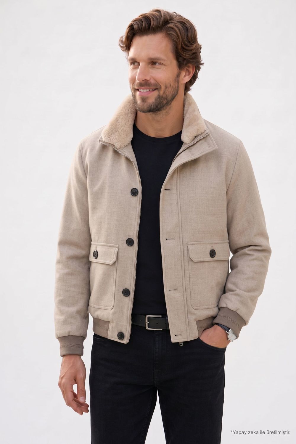 COAT WOLF  MONT