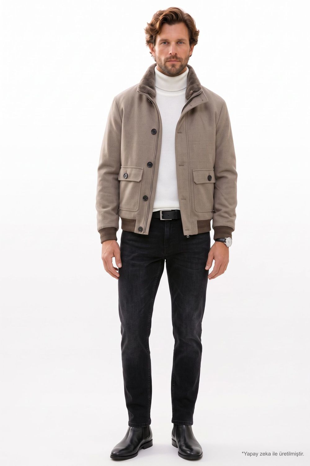 COAT WOLF  MONT