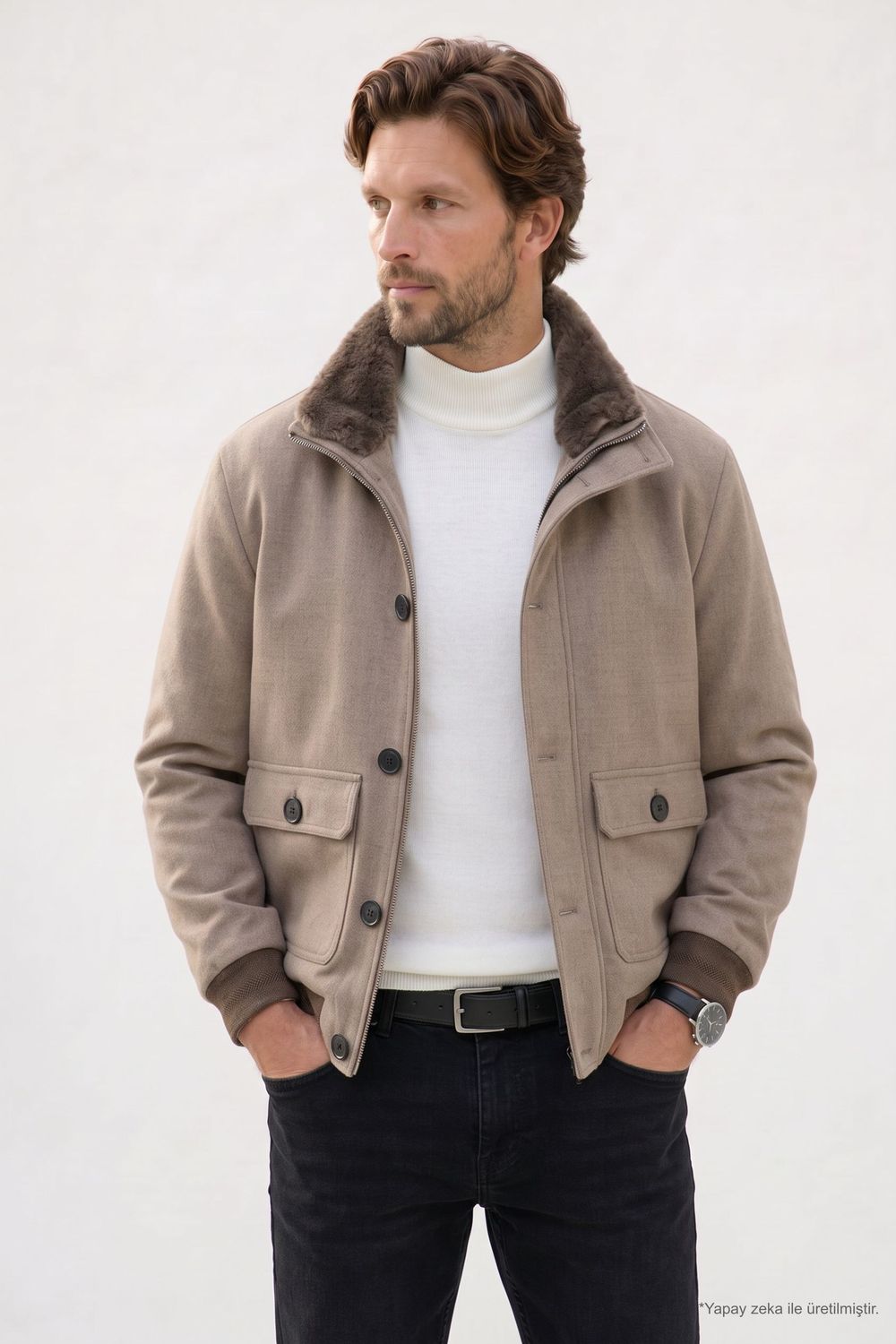 COAT WOLF  MONT