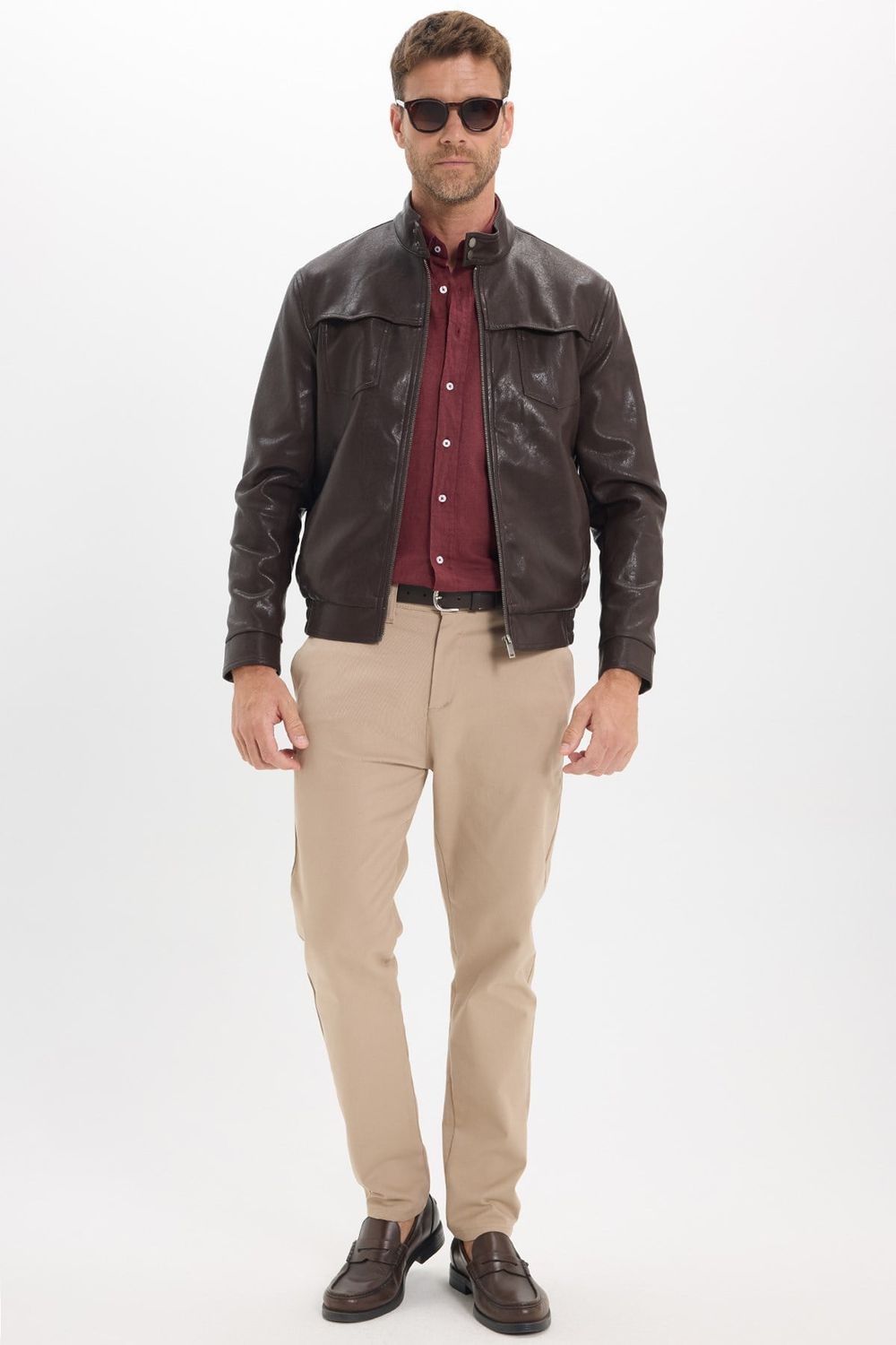 JACKET LEATHER AYEW MONT CEKET