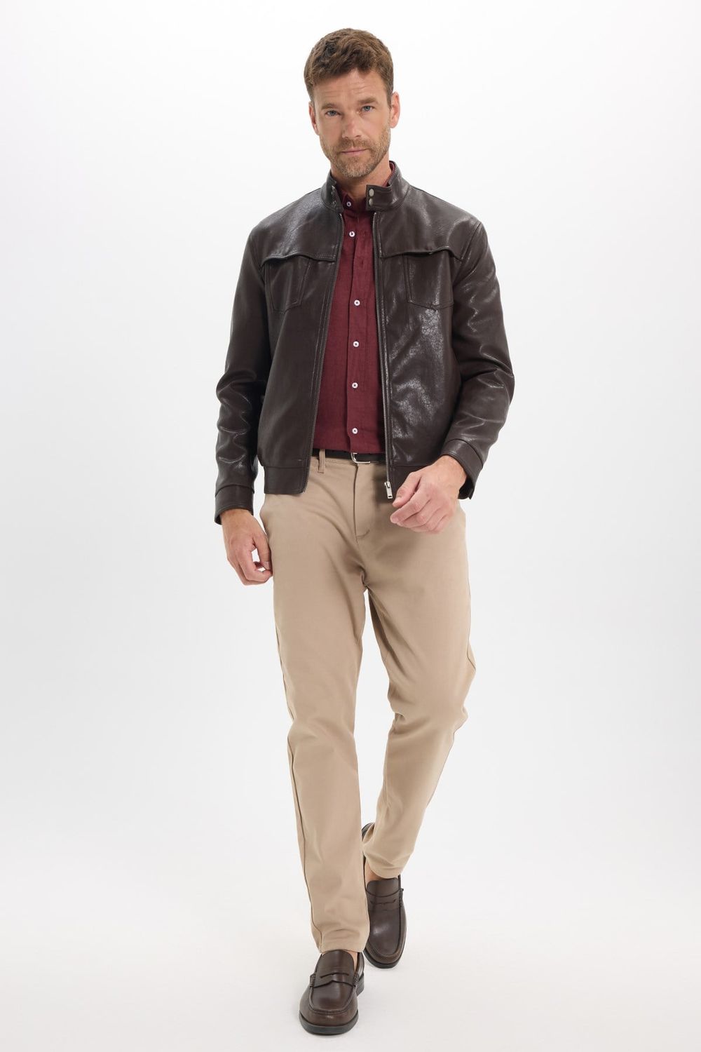 JACKET LEATHER AYEW MONT CEKET