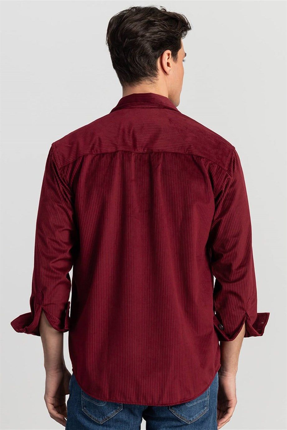 OVERSHIRT  LONG SLV VELVET  LACCO   GÖMLEK SLIM FIT WINTER SEASON