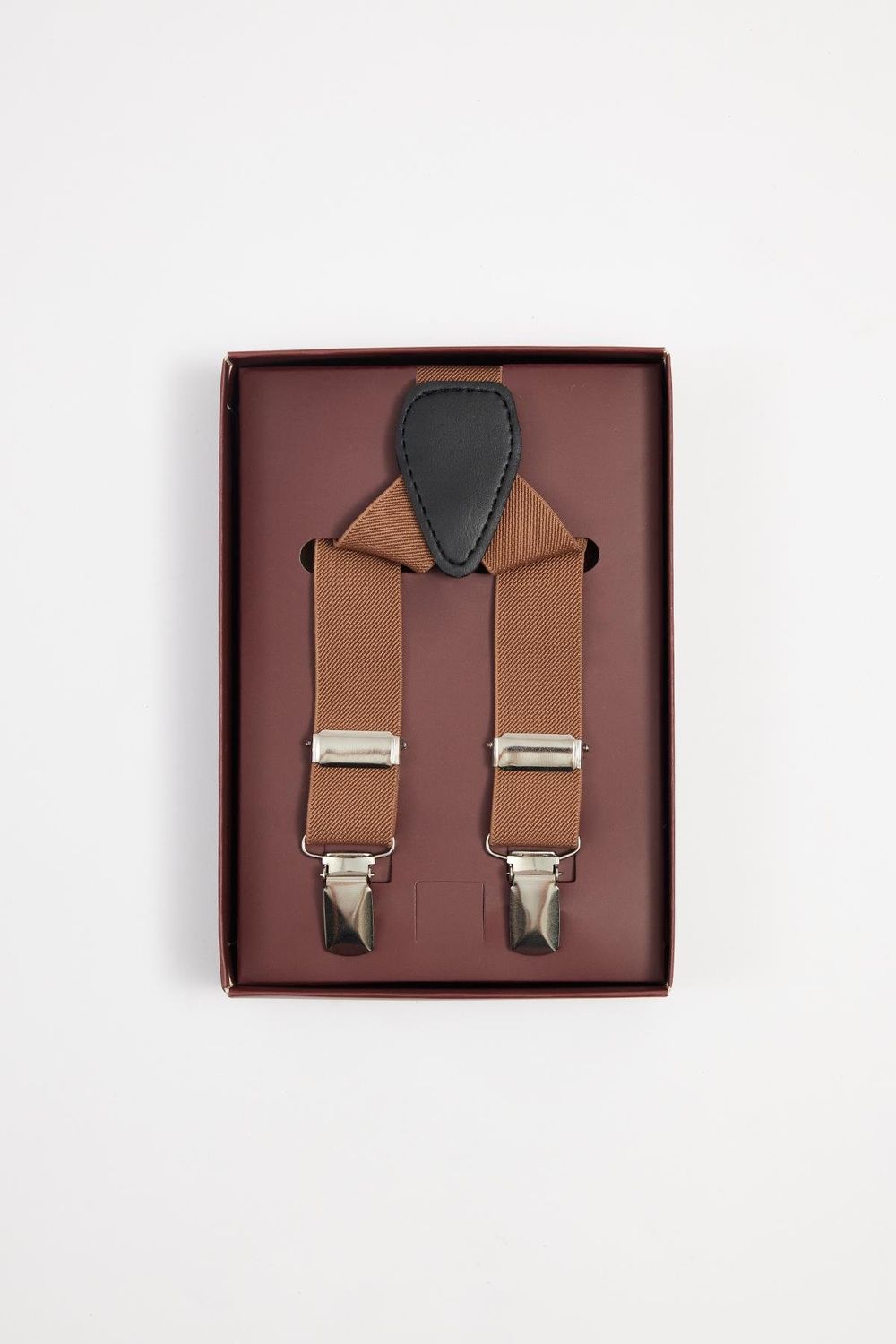 Düz İnce Altın Renk Erkek Pantolon Askısı