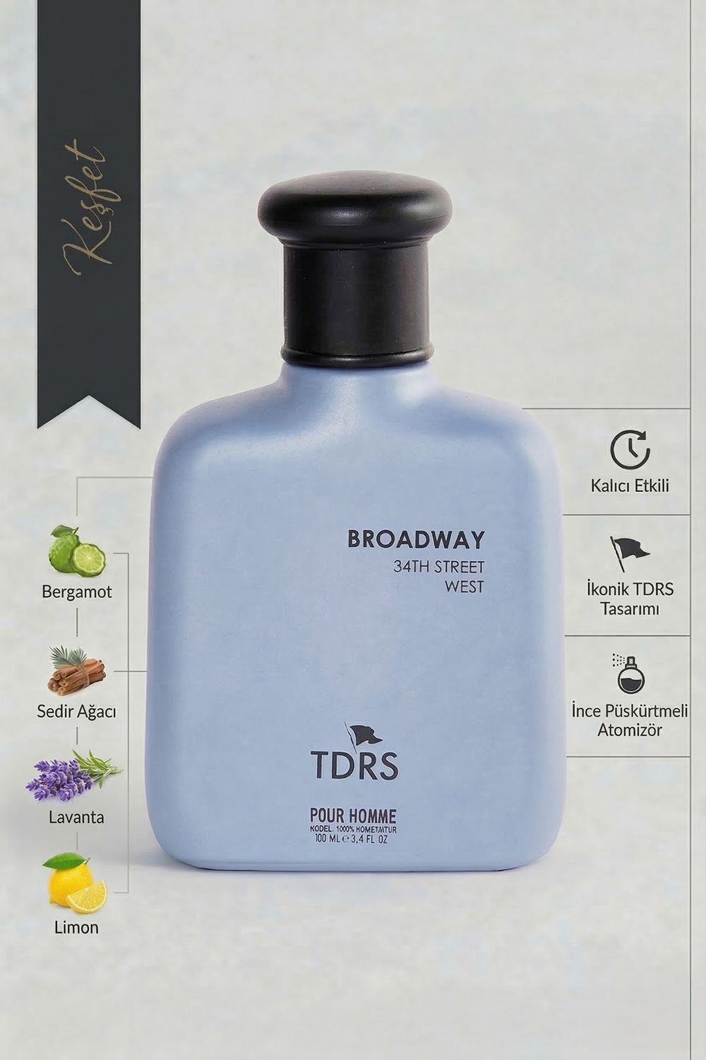 Broadway Amalfi Limon Özel Seri Uzun Süre Kalıcı 100 ML EDC Erkek Parfüm