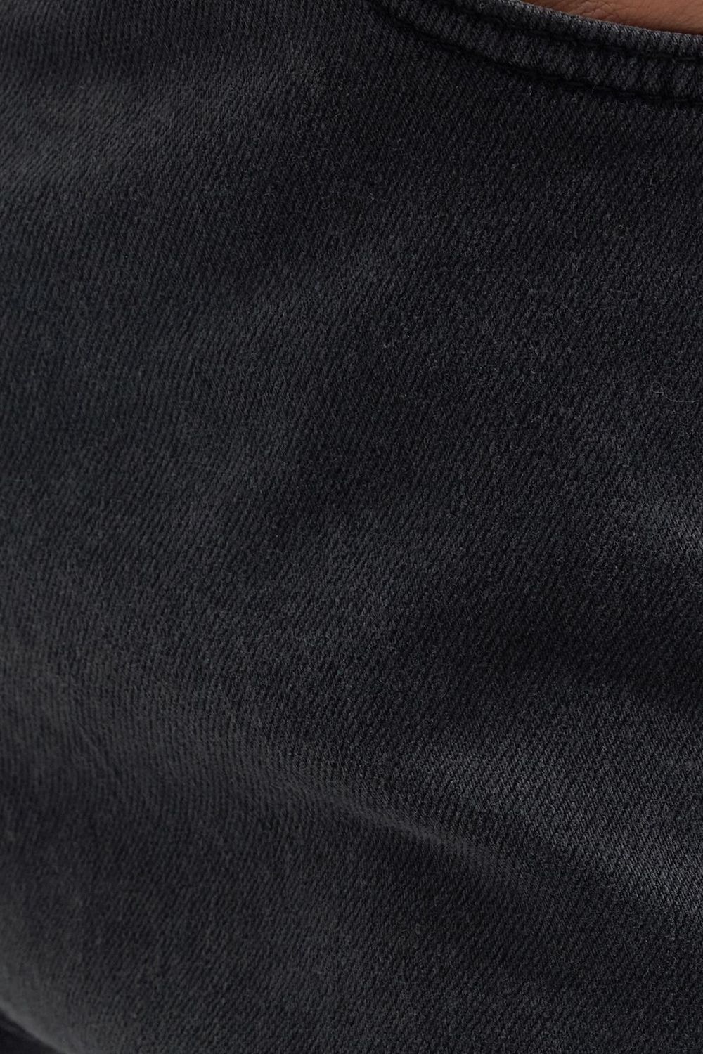 Erkek Regular Fit Bol Kesim Denim Yıkamalı Efektli Esnek Gri Jean Kot Pantolon
