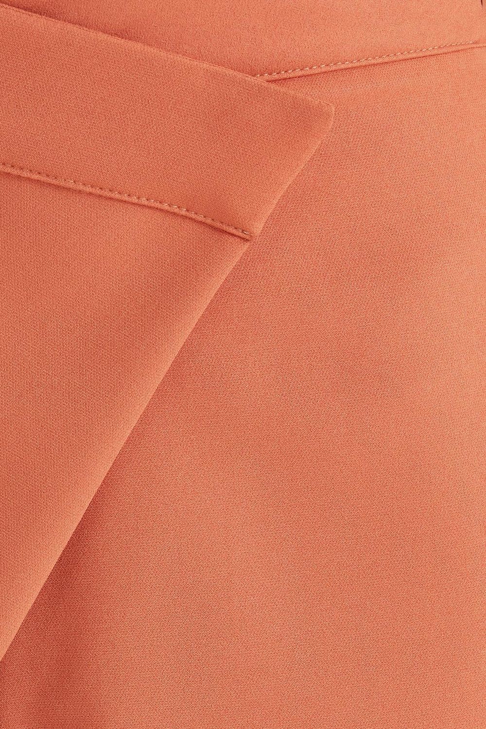 Kadın Standart Fit Geniş Paça Kiremit Double Pantolon