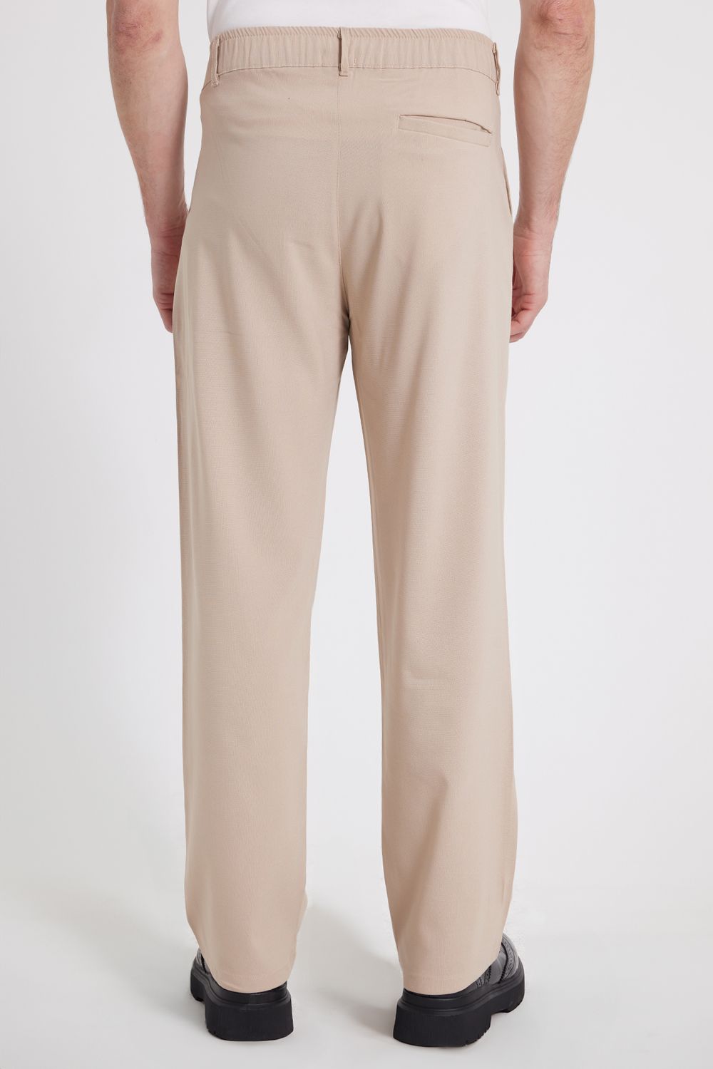 Erkek Regular Fit Klasik Kesim Normal Bel Geniş Paça Taş Pantolon