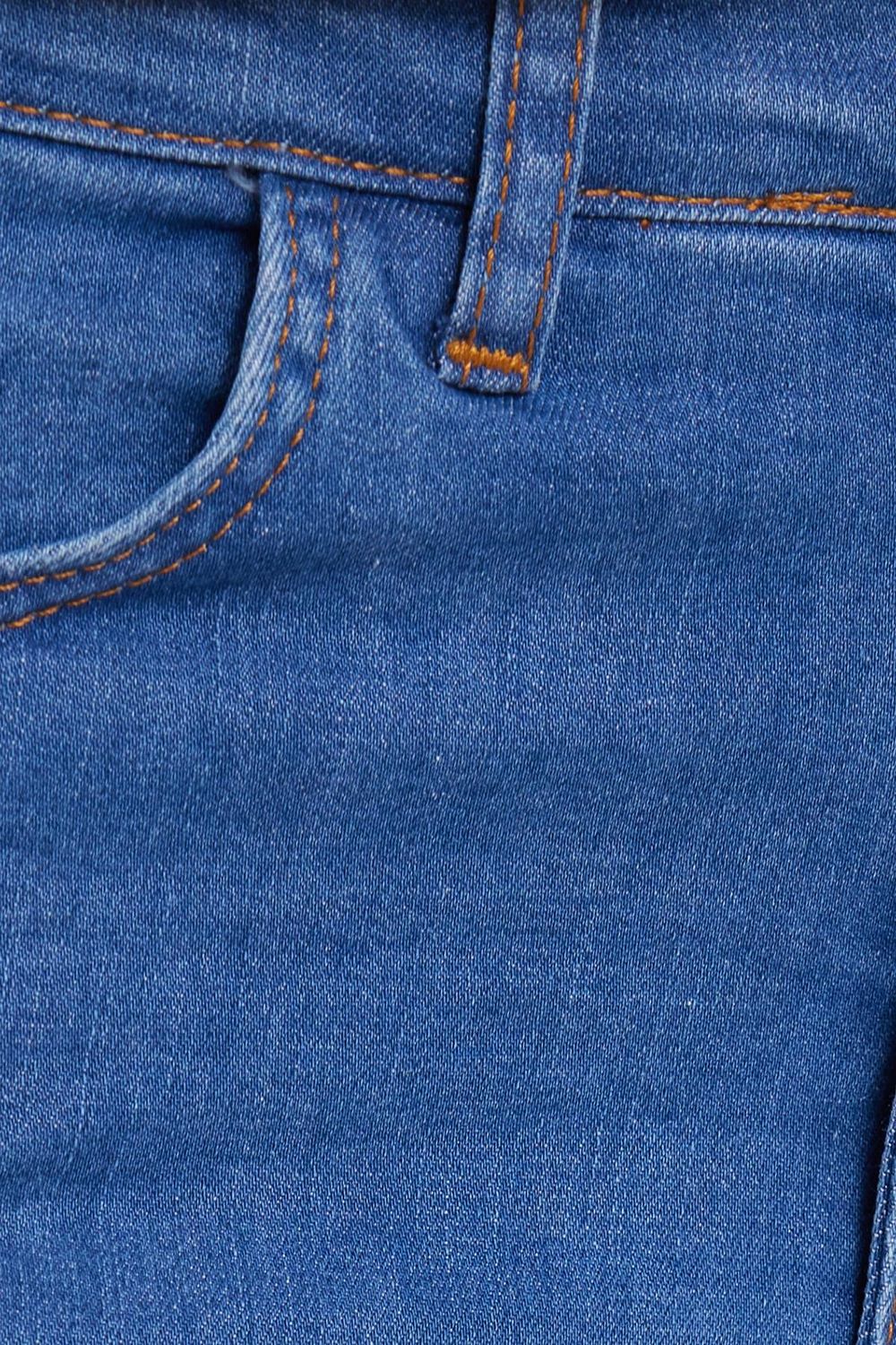 Kadın Regular Fit Klasik Kesim Pamuklu İspanyol Paça Mavi Jean Kot Pantolon