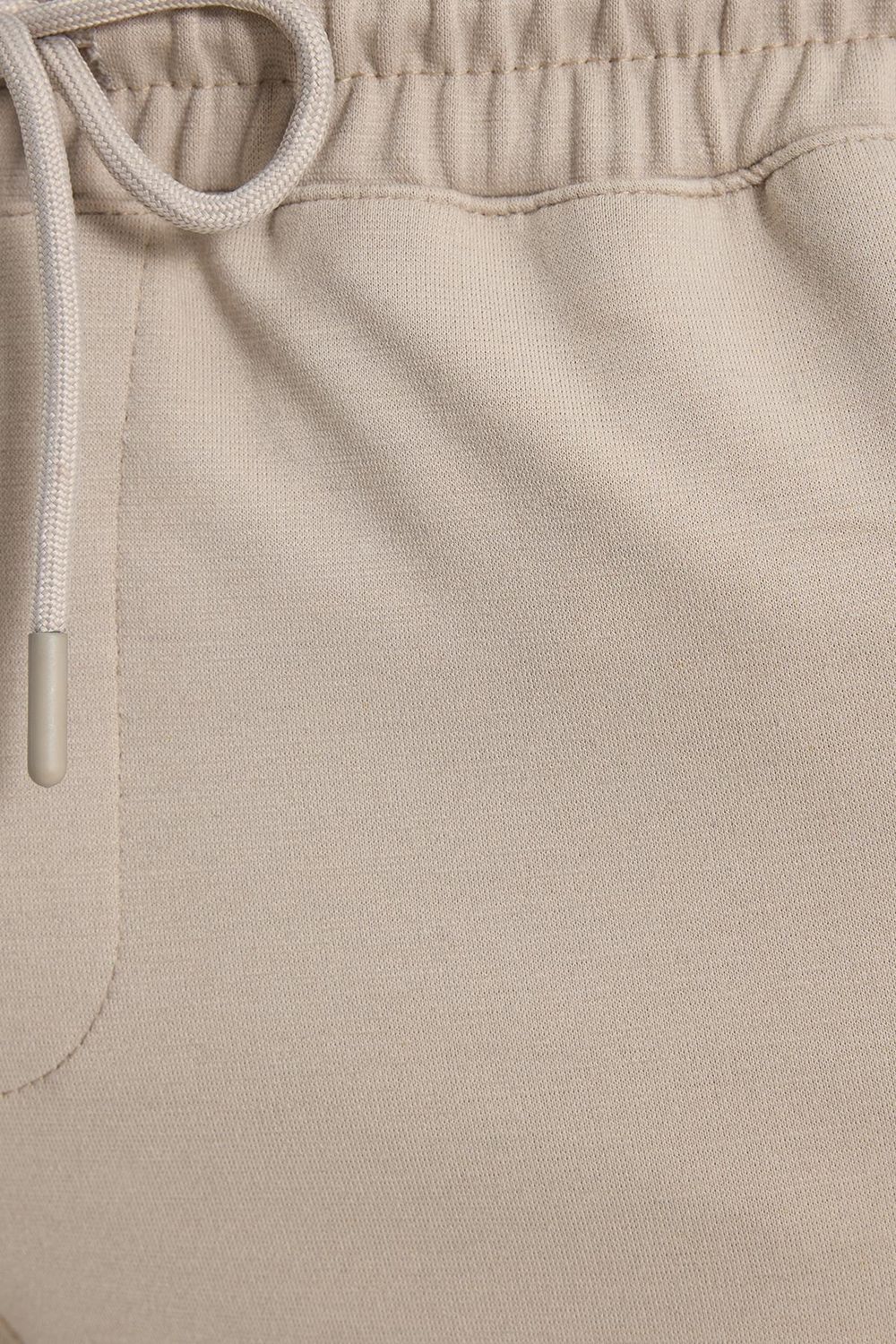 Erkek Regular Fit Klasik Kesim Beli Lastikli Bağcıklı Bej  Jogger Pantolon