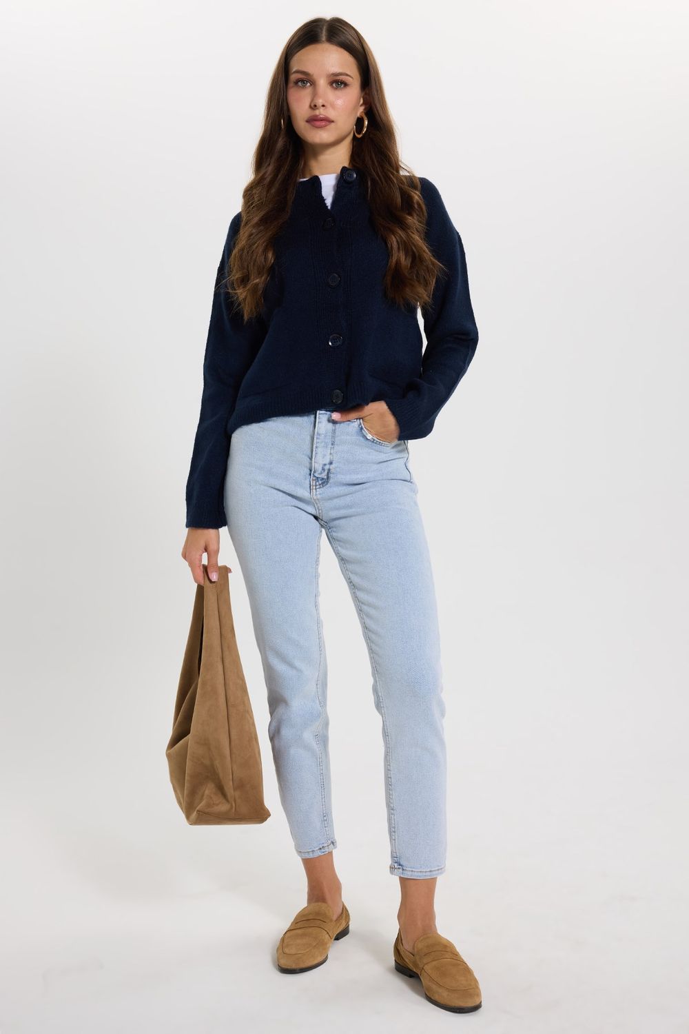 KADIN LİKRALI MOM 1001 DENIM PANTOLON