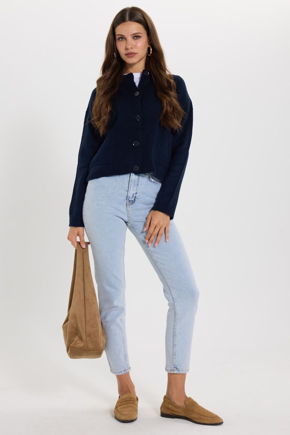 KADIN LİKRALI MOM 1001 DENIM PANTOLON