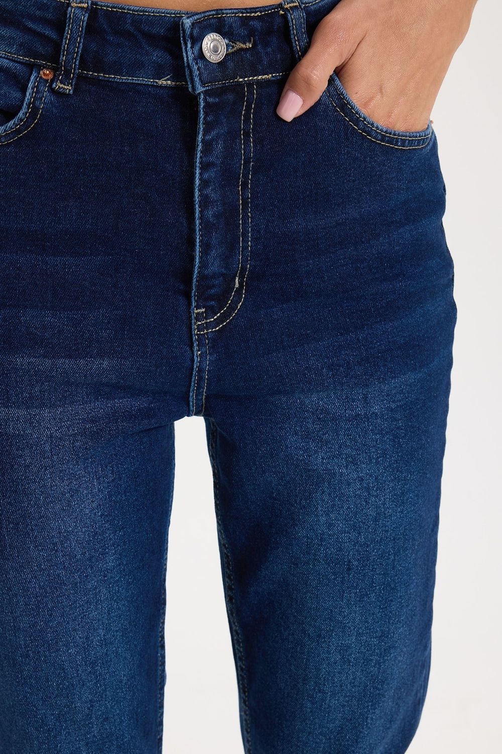 KADIN LİKRALI MOM 1001 DENIM PANTOLON