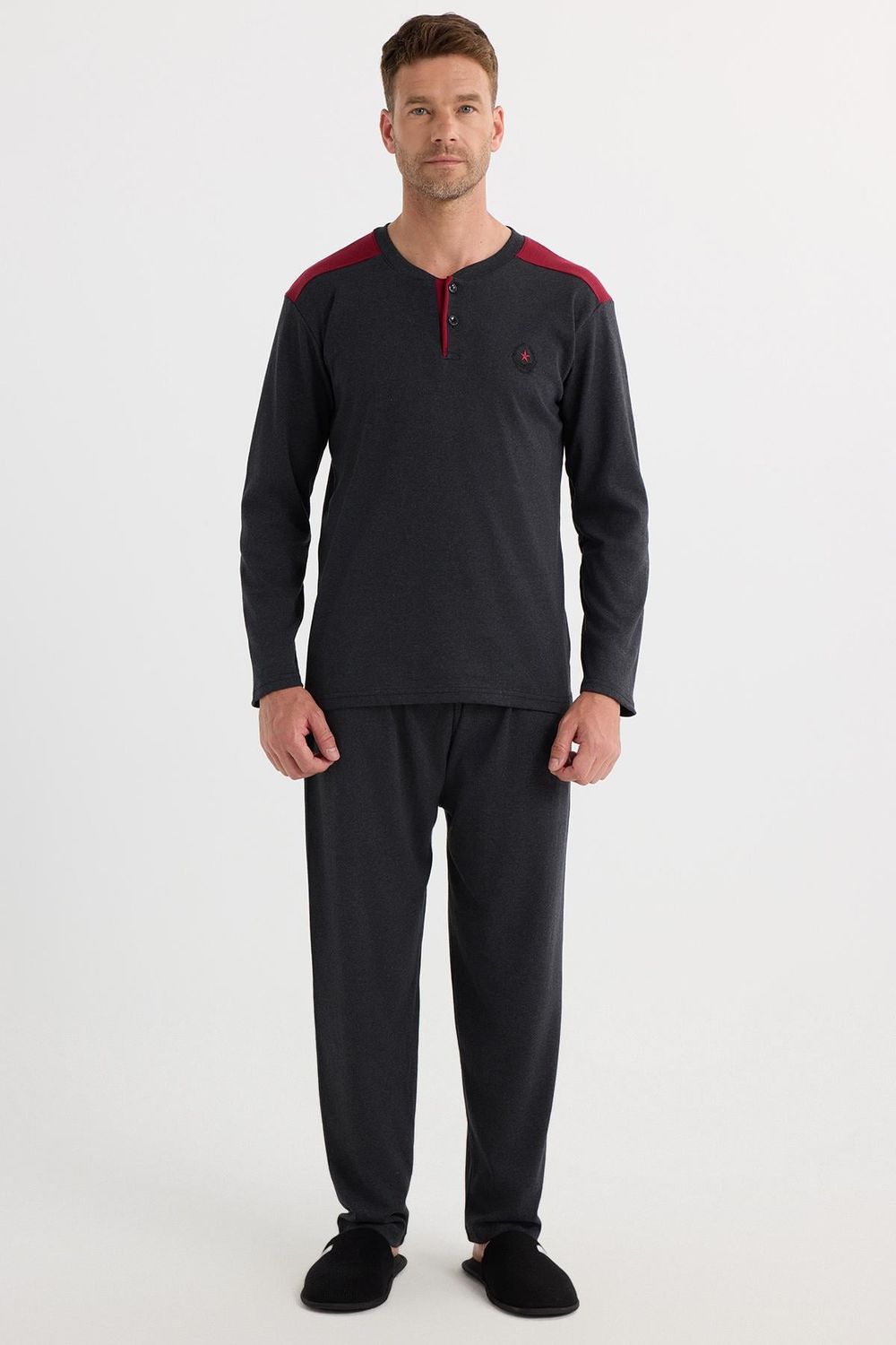 HOMEWEAR ERKEK PİJAMA TAKIMI  INTERLOK