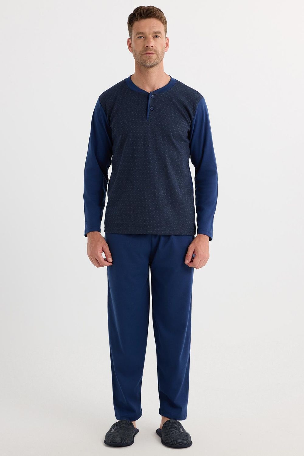 HOMEWEAR ERKEK PİJAMA TAKIMI  INTERLOK