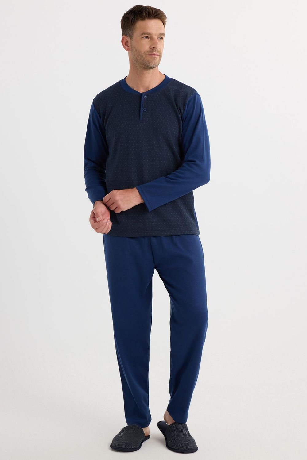 HOMEWEAR ERKEK PİJAMA TAKIMI  INTERLOK