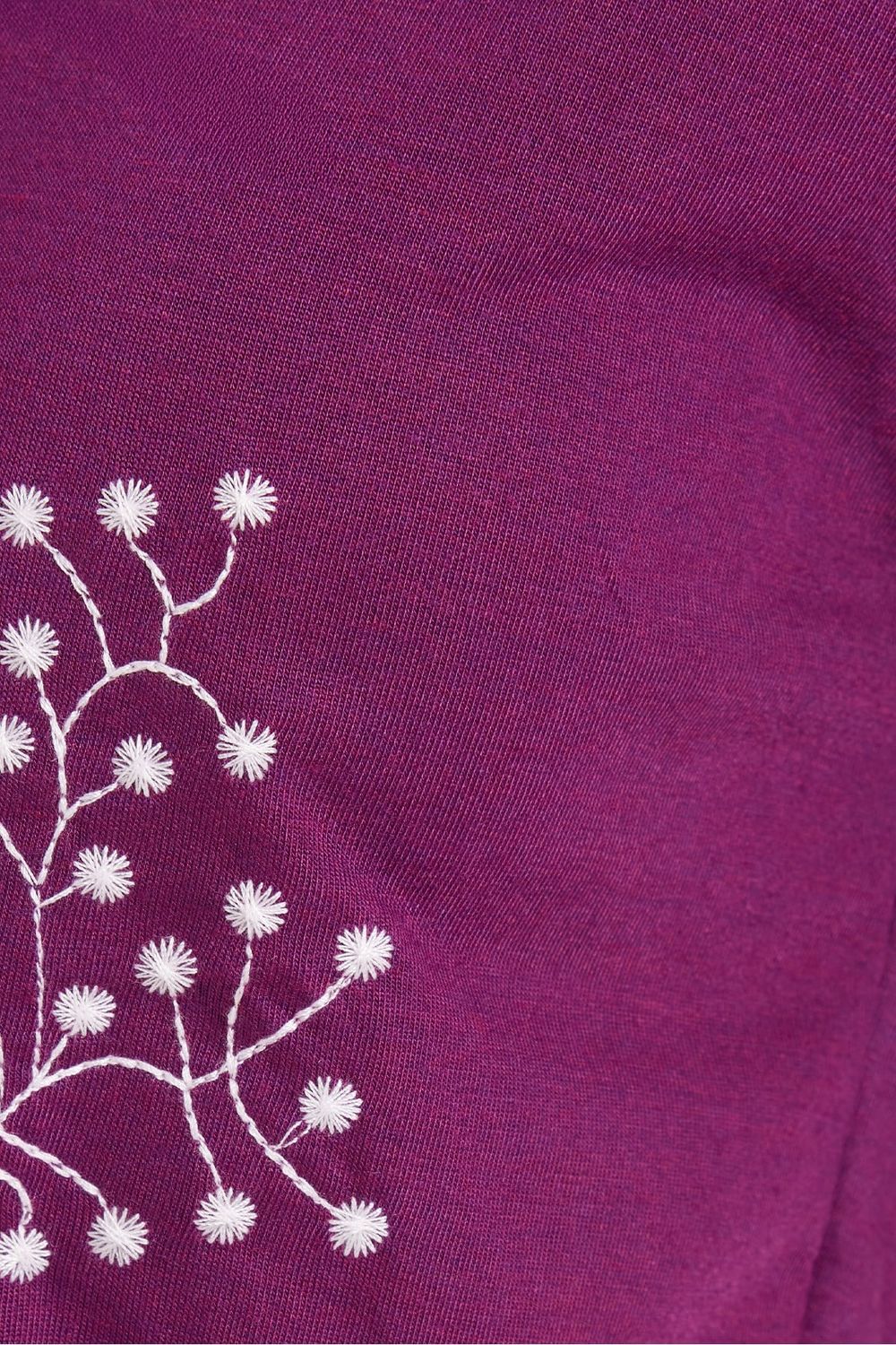 Kadın Standart Fit Normal Kesim Bisiklet Yaka Kısa Kollu Baskılı Mor Pijama Takımı