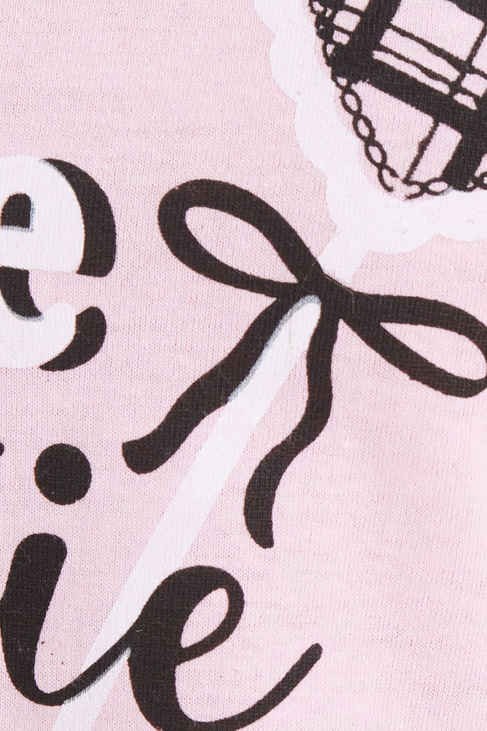 Kadın Regular Fit Klasik Kesim %100 Pamuk Bisiklet Yaka Kısa Kollu Baskılı Pembe Pijama Takımı