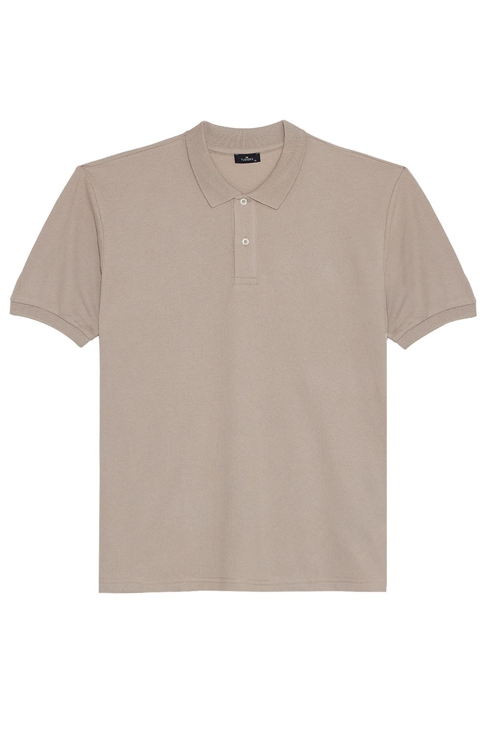 Erkek 5'li Paket Gri-Kahverengi-Kırmızı-Siyah-Taş Regular Fit Pamuklu Düz Pike Polo Yaka Tişört