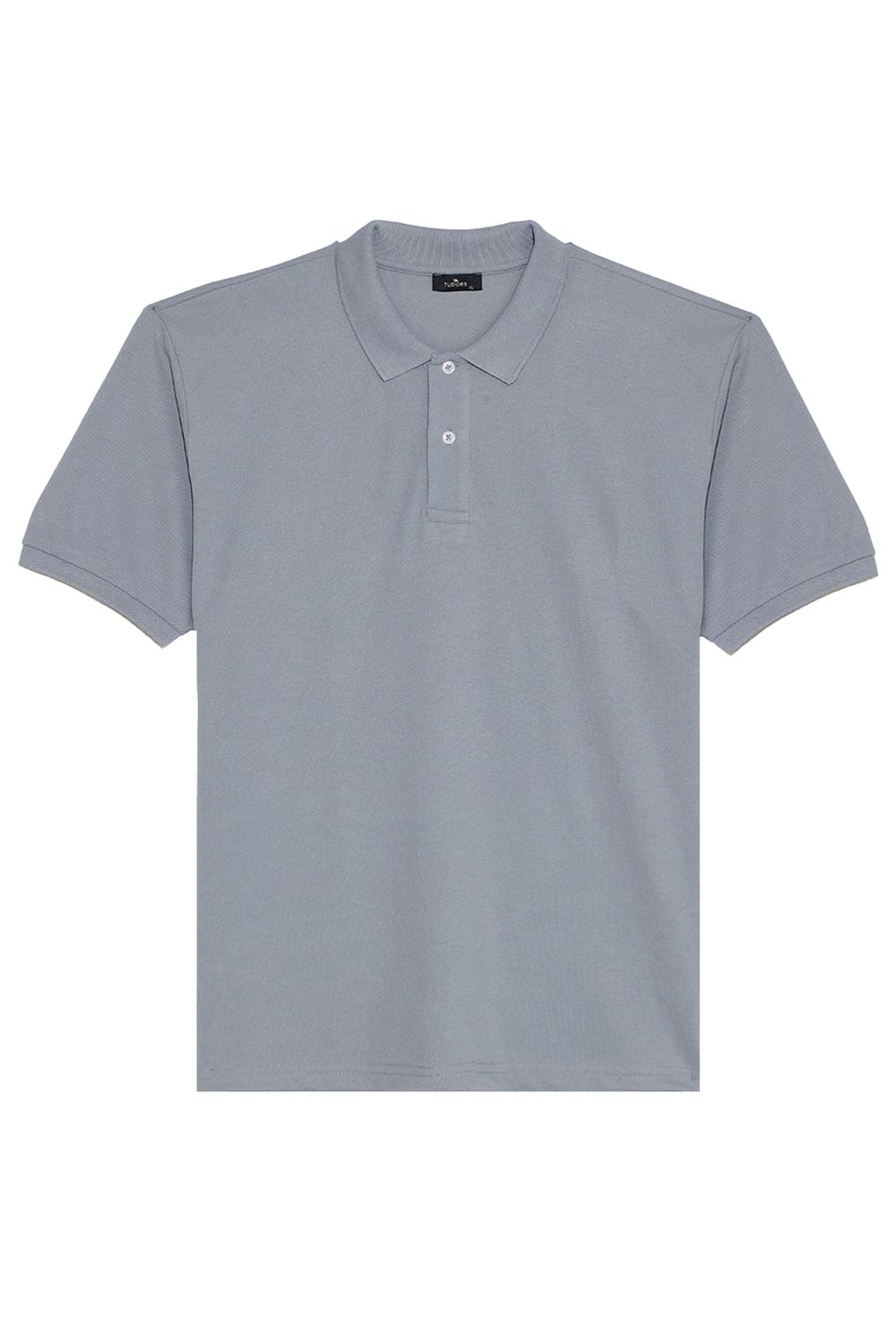 Erkek 5'li Paket Gri-Kahverengi-Kırmızı-Siyah-Taş Regular Fit Pamuklu Düz Pike Polo Yaka Tişört