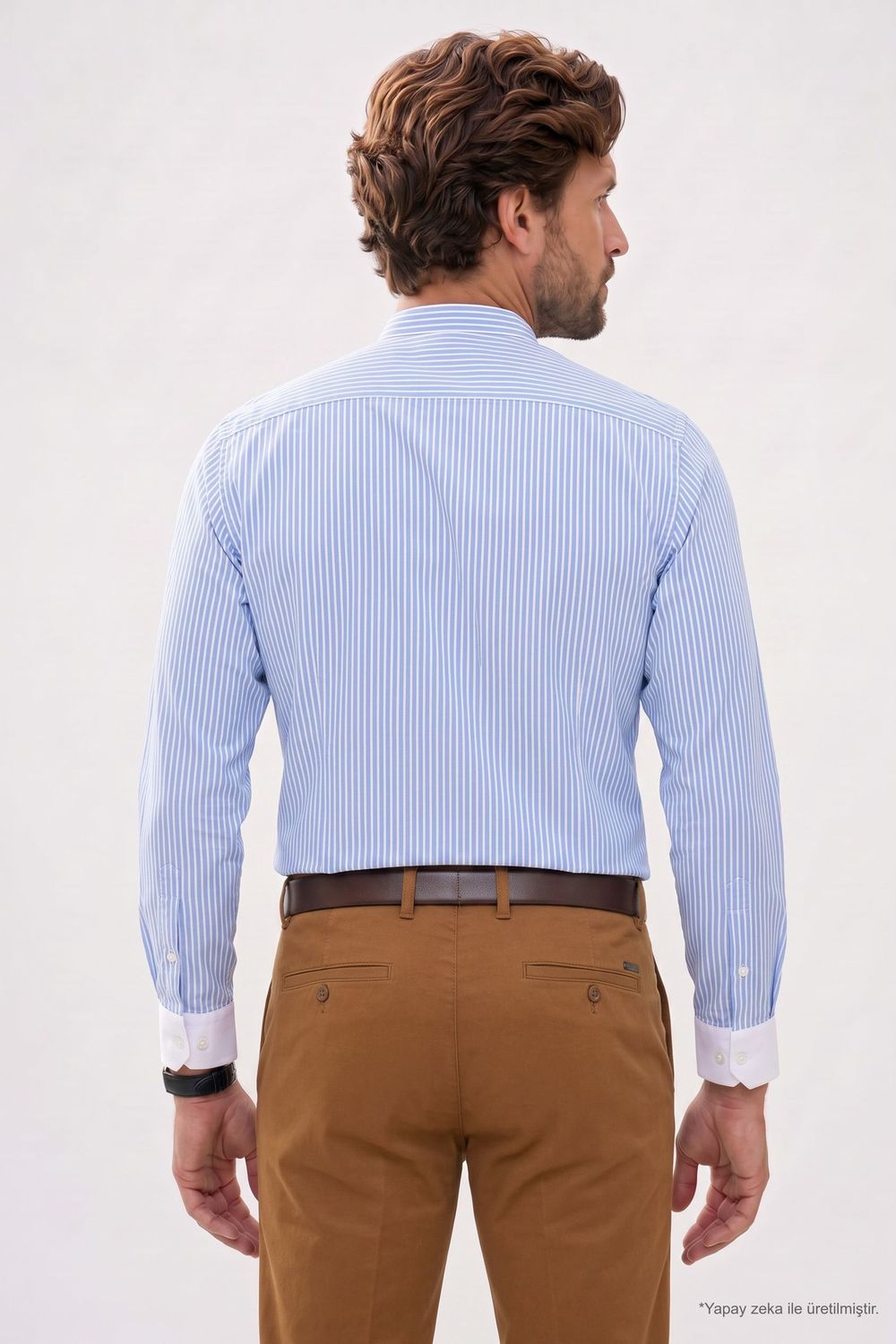 REGULAR FIT LONG SLV STRIPE PADE GÖMLEK