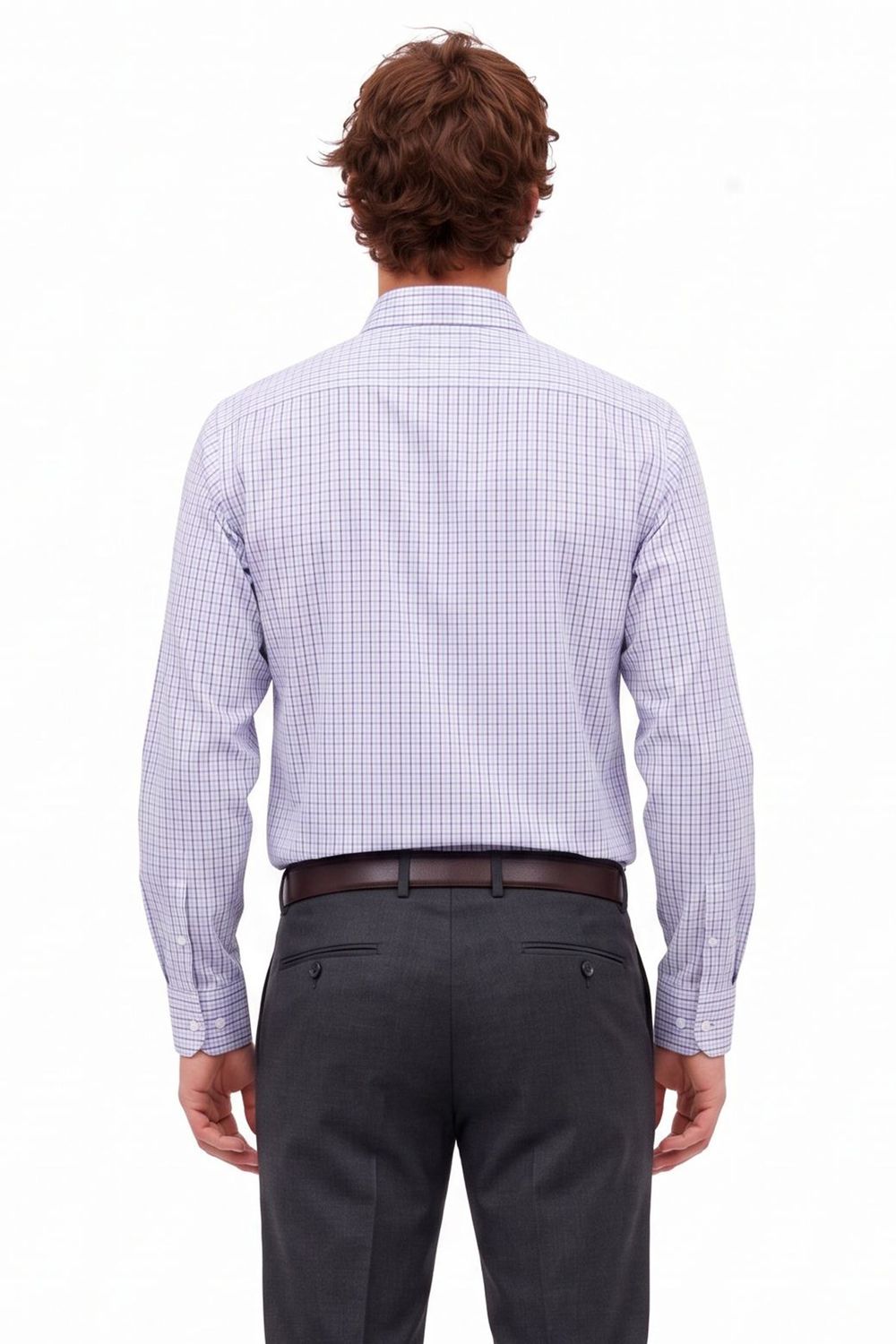 REGULAR FIT LONG SLV STRIPE STN GÖMLEK