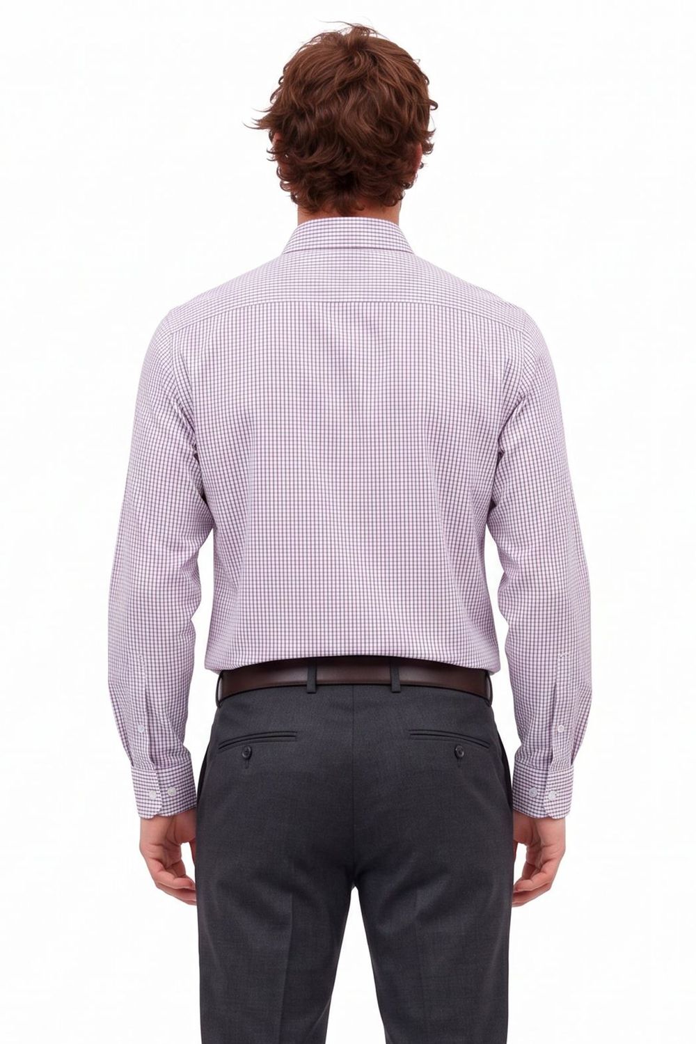 REGULAR FIT LONG SLV STRIPE STN GÖMLEK