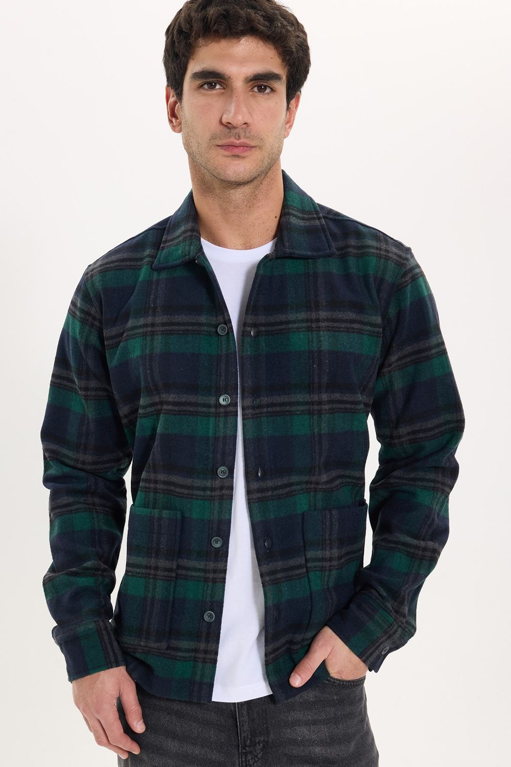 REGULAR FIT LONG SLV CHECK WINTER PAZ GÖMLEK